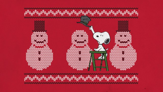 Snoopy Snowman