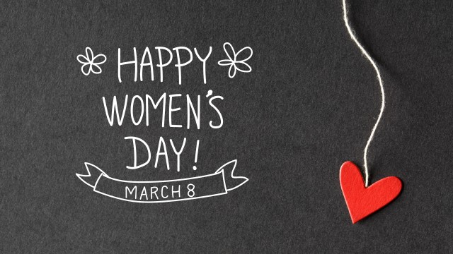 Women's Day Red heart